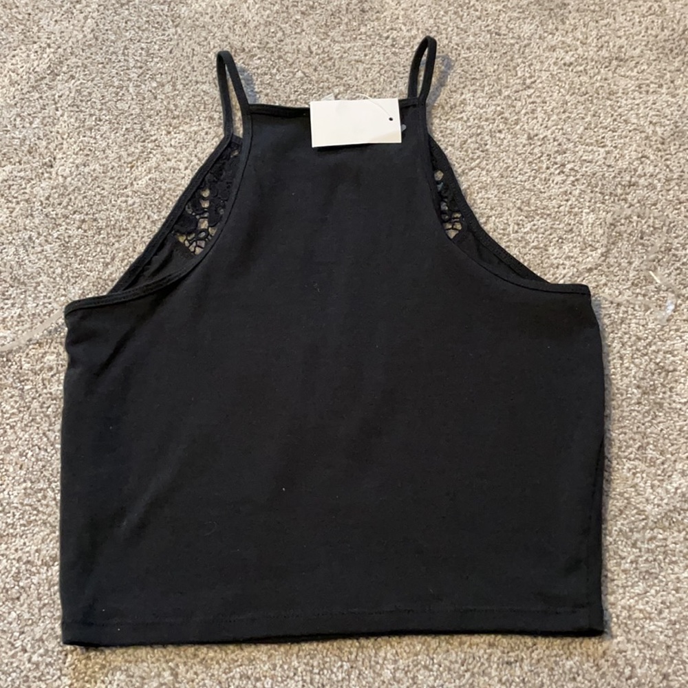 NWT Charlotte Russe Racerback Crop Top - Picture 5 of 5